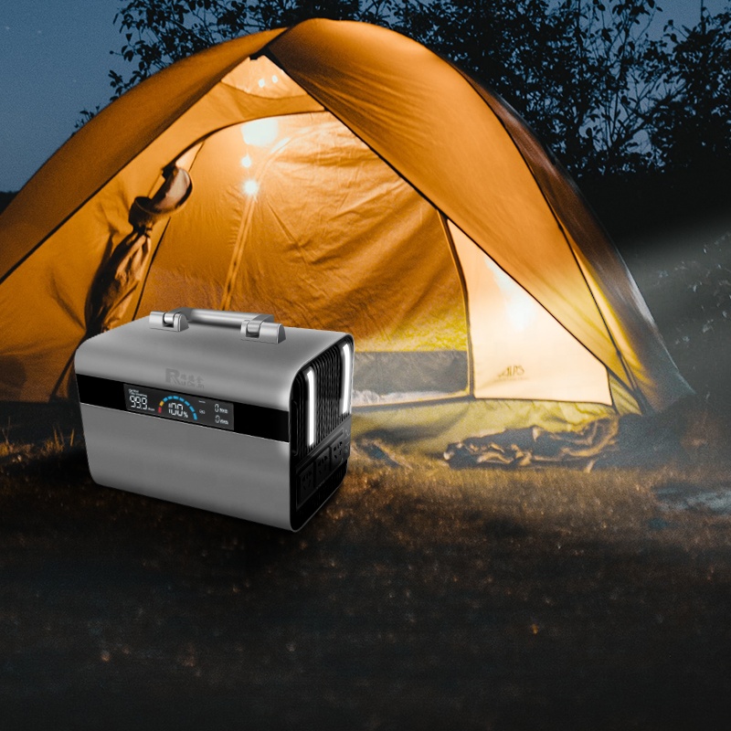 1000W Emergency Power Source Battery Backup AC Outlets Recha...