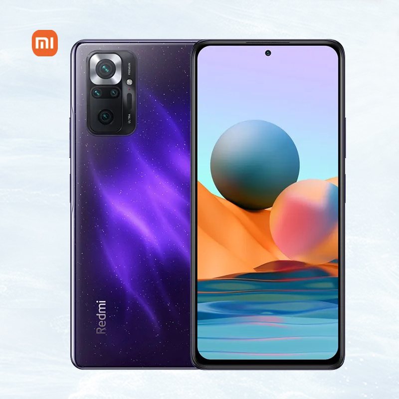 Global mobile phone 6+128GB xiaomi redmi note 10 pro