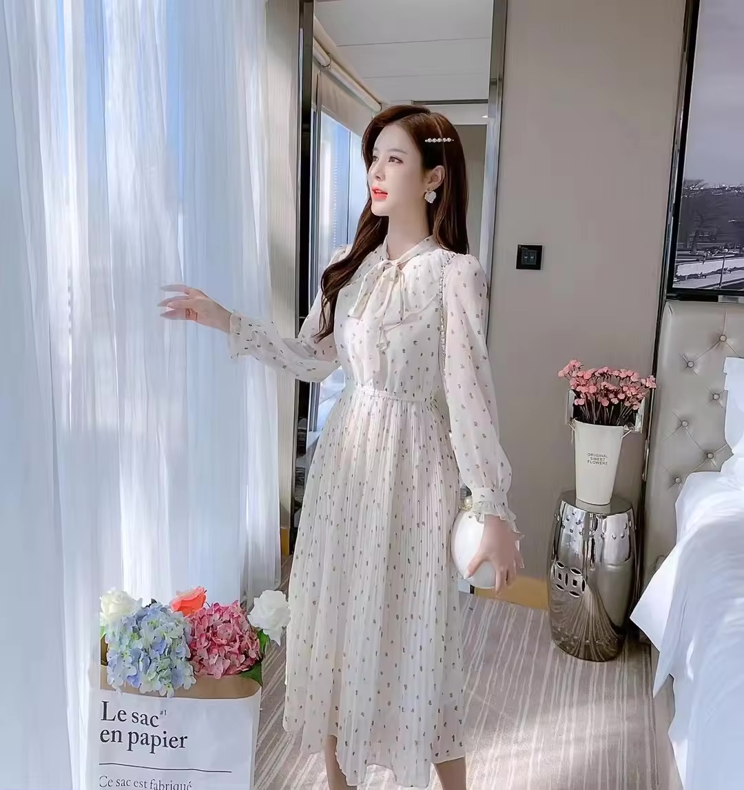 hot style lady clothes chiffon open waist designer women dre...