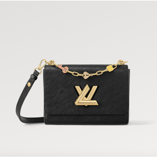 Louis Vuitton TWIST MM - EPI LEATHER BLACK