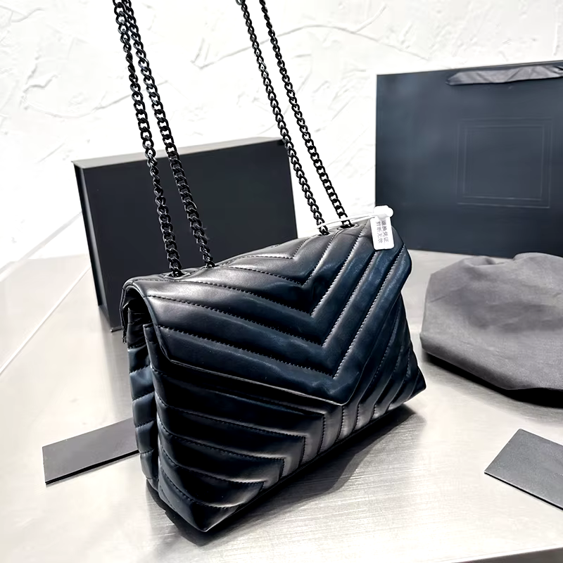 Luxury Ladies Hand Bags Branded Quilted Chain Crossbody Bags...