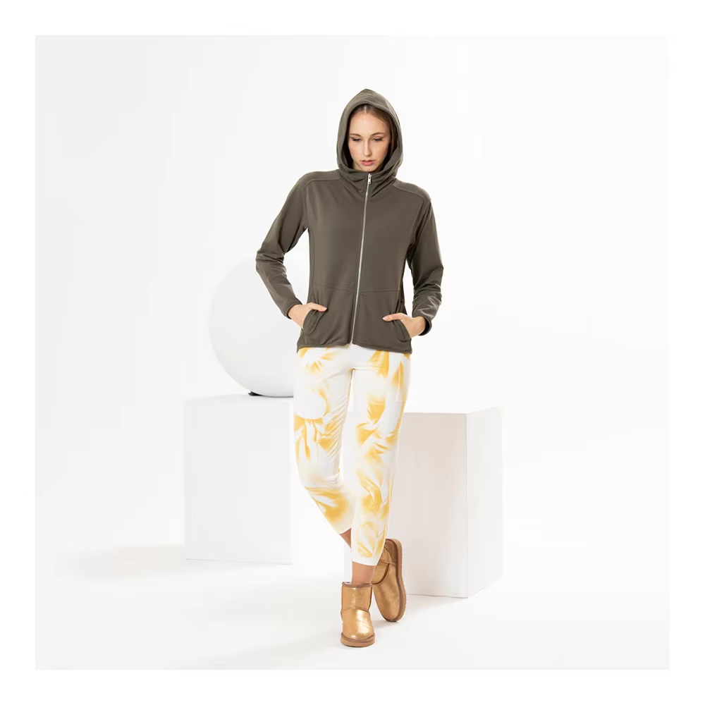 Made in Italy Top Quality Fleece Jacket with printed track p...