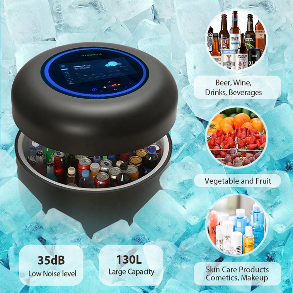 New Concept Smart Home Furniture Round Coffee Table Touch Sc...