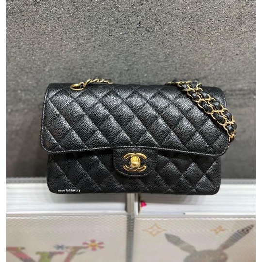 (Pre-Loved) Chanel Classic Small Black Caviar Ghw Bag 2