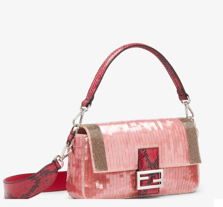 [PRE-ORDER] FENDI BAGUETTE BAG - PINK SEQUINS