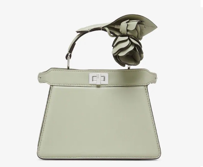 [PRE-ORDER] FENDI PEEKABOO ISEEU PETITE IN LIGHT GREEN NAPPA...