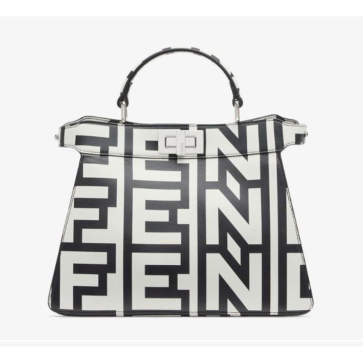 [PRE-ORDER] FENDI PEEKABOO ISEEU SMALL-BLACK AND WHITE (2023...