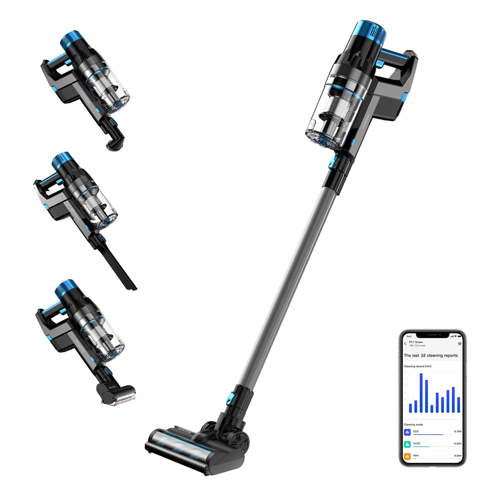 Proscenic P11 Smart Cordless Vacuum Cleaner 30kPa Suction wi...