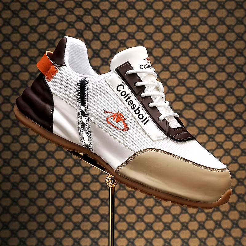 Thick sole leisure sports shoes men's 2023 spring new increa...