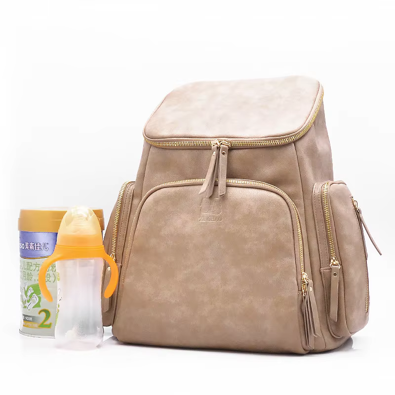 Wholesale factory custom high quality fashion mommy bag Genu...